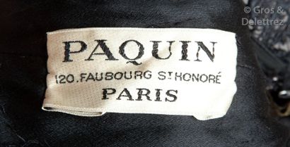 PAQUIN Paris couture création par Antonia Canovas del Castillo Automne 1943 Robe...