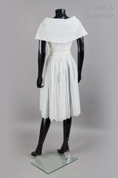 Christian DIOR Haute Couture Printemps / Eté 1957 - Collection «?Ligne Libre» Robe...