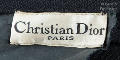 Christian DIOR Haute Couture n°15858 circa 1948-1950 Partie d’ensemble en grain de...