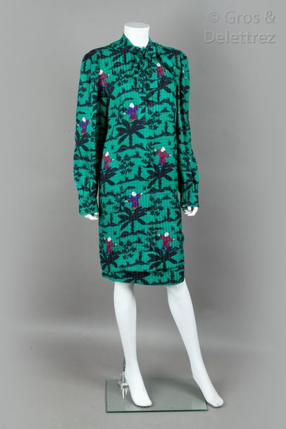 LANVIN Haute Couture par Jules François Crahay circa 1975