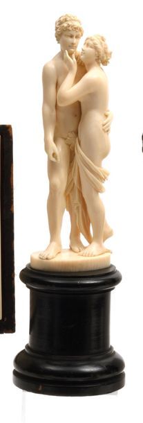null According to CANOVA

Ivory GROUP depicting Adonis and Venus hugging each other.

Late...