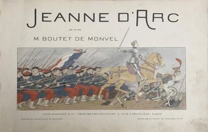 null BOUTET DE MONVEL. Jeanne d'Arc. Paris, Plon, s.d. ; in-4 obl., perc. jaune d'éditeur...