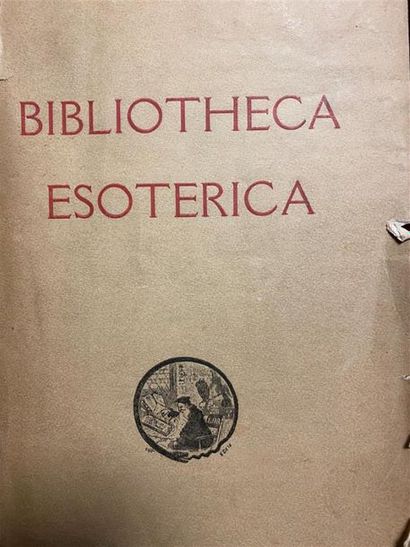 null DORBON. Bibliotheca esoterica catalogue des ouvrages anciens et modernes qui...