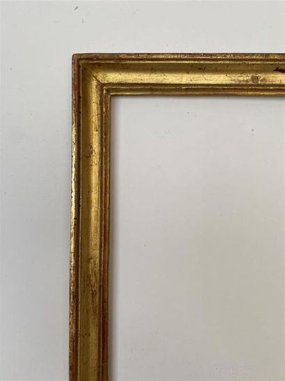 null PAIRE de BAGUETTES en bois mouluré et doré 
Epoque Louis XVI
27 x 21,5 x 3 ...