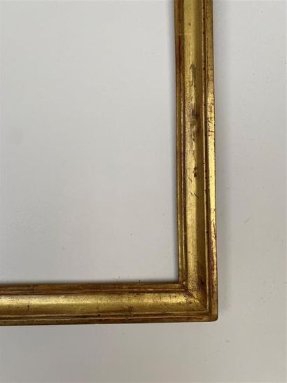 null PAIRE de BAGUETTES en bois mouluré et doré 
Epoque Louis XVI
27 x 21,5 x 3 ...