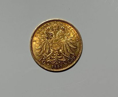 null A PIECE OF 10 CROWNS, Austria 1897