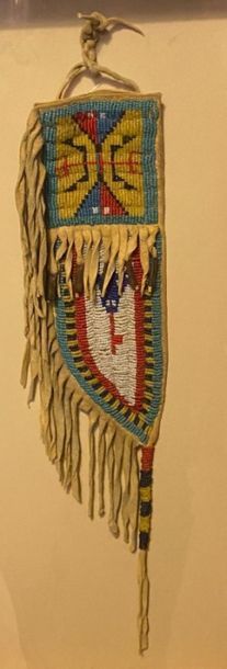 null Beaded sheath
Plains Indians, North America
First half of the 20th century 
Skin...