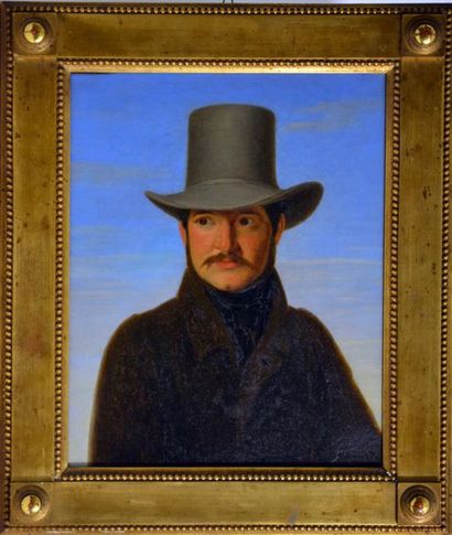 null Jørgen Sonne (1801 - 1890)
Portrait du peintre Fritz Petzholdt (1805 - 1838),...