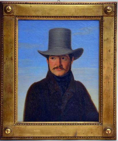 null Jørgen Sonne (1801 - 1890)
Portrait du peintre Fritz Petzholdt (1805 - 1838),...