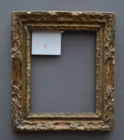 Small FRAME in carved linden wood, formerly...
