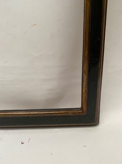 null Blackened and gilded moulded wood frame (modified in its dimensions)

Italy,...