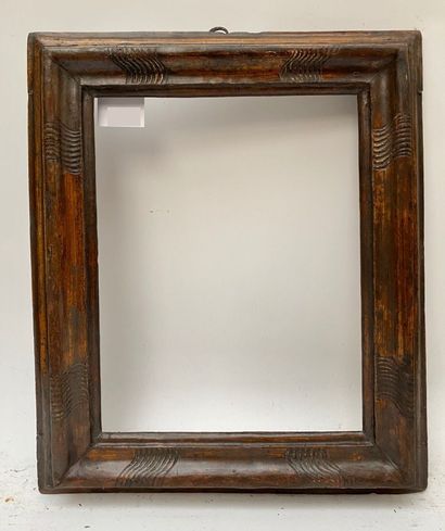 FRAME in moulded wood with upside down profile,...