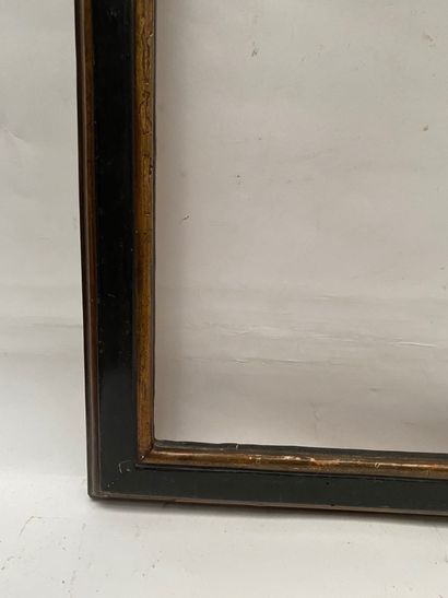 null Blackened and gilded moulded wood frame (modified in its dimensions)

Italy,...