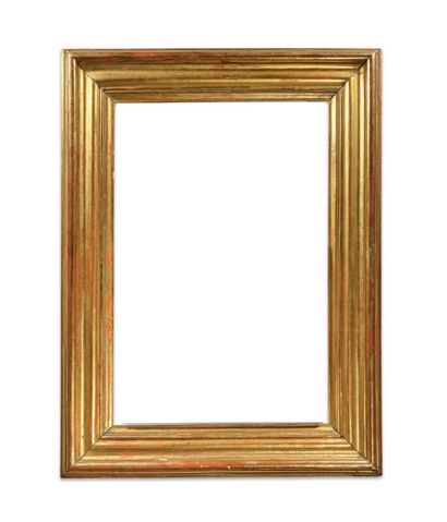 null Large and wide Moulded and gilded wood FRAME. 

19th century.

119 x 78,5 x...