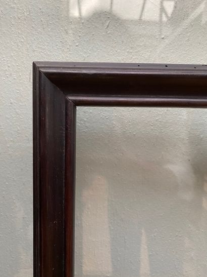 null Moulded and blackened walnut frame.

Italy, 18th century 

29.5 x 21 x 3.5 ...