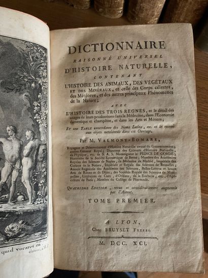 null Important lot de livres, la plupart reliés dont Dictionnaire raisonné d'Histoire...