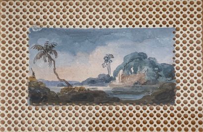 null Ecole du XIXème siècle, dans le goût de Charles d'Oyly

"Paysage éxotique" 

Aquarelle...