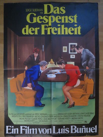 null The Ghost of Freedom (1974) 

By Luis Buñuel

Original German poster (censored)...