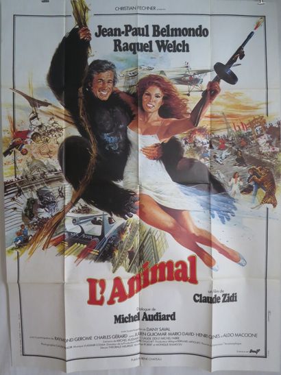 null The Animal (1977) 

By Claude Zidi with Jean Paul Belmondo, Raquel Welch

Poster...