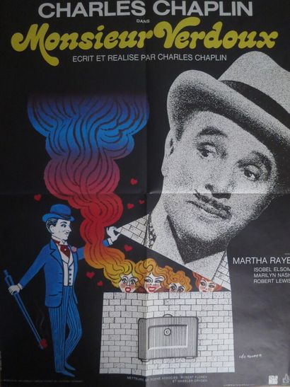 null Monsieur Verdoux (1947) 

By and with Charles Chaplin

Poster 0.60 × 0.80 m

Reissued...