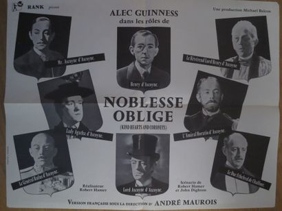 null Noblesse oblige (1950) 

De Robert Hamer avec Alec Guinness

Affichette 0,80...
