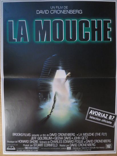  David Cronenberg (réalisateur) 
Cinq affichettes: 0,40 x 0,60 m 
-La mouche 
-Existenz...