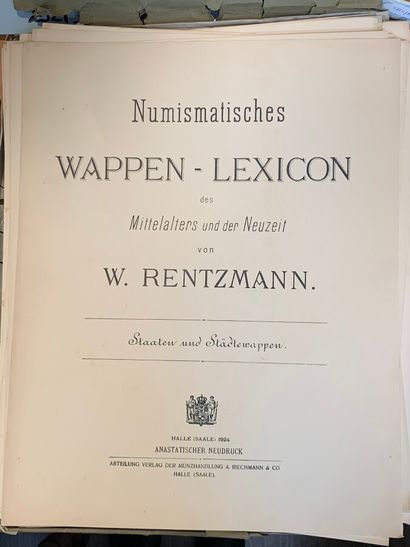 Rentzmann, Wilhelm. 
Numismatisches Wappen-Lexicon...