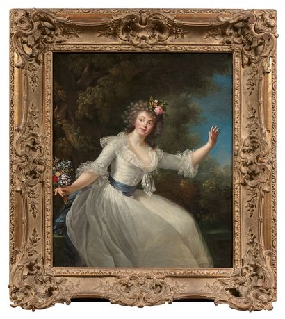 null Ecole Française vers 1780, entourage de Madame Vigée Lebrun

Portrait de Louise...