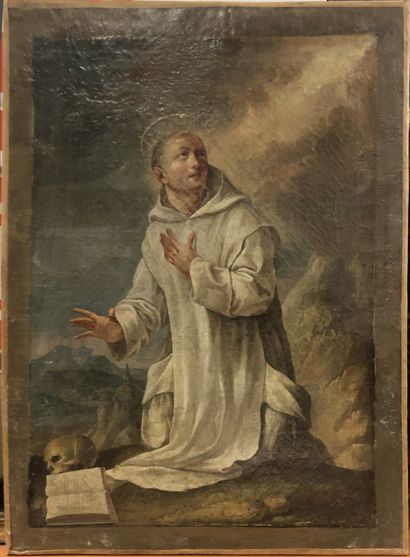 null FRENCH SCHOOL circa 1730

Two Carthusian Saints: Saint Bruno and Saint Hugh...