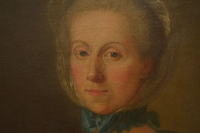  Jean GIRARDET (1709-1779) 
Portrait de madame Coster 
Toile 
56 x 43.5 cm 
Ce tableau...