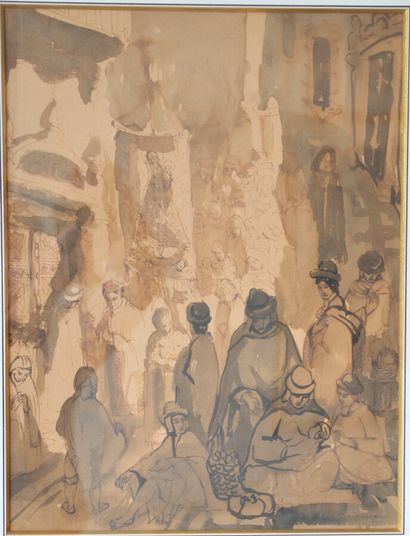 null VARGAS

The Procession

wash, signed lower right 

Size : 51 x 39 cm