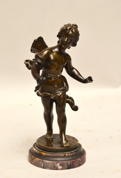 null KINSAURGER Sylvain (1855-1935)

Angel with a rose

Bronze with brown patina...
