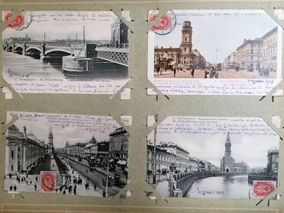 null Album of postcards, mainly 1905 1910 : PALESTINE, Wax, Rome, Italy, Spain, Portugal,...