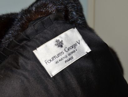 null A black mink coat 

From the house of Fourrures George V