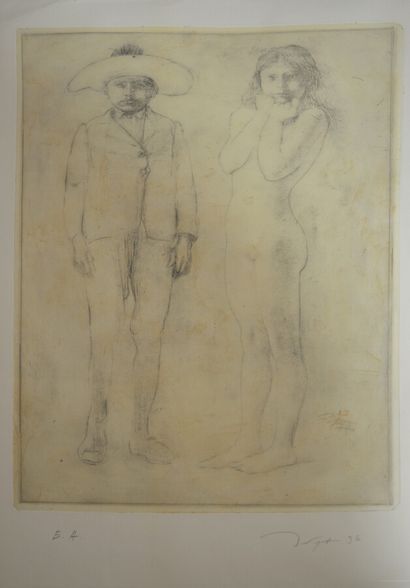 null ZABOROV Boris (1937-2021)

Child and standing nude, 1996

Etching signed and...