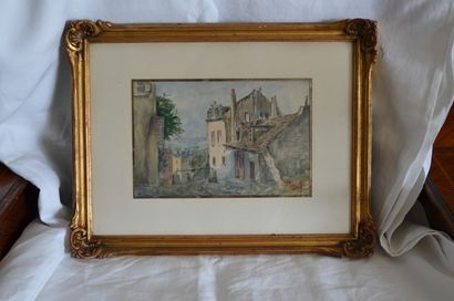 null FAGOT A.

View of an alley

Street of Montmartre

Watercolours, signed on the...