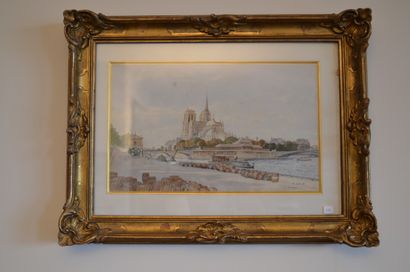 null LECOCQ

The Chevet of Notre-Dame de Paris

Watercolour, signed lower right,...
