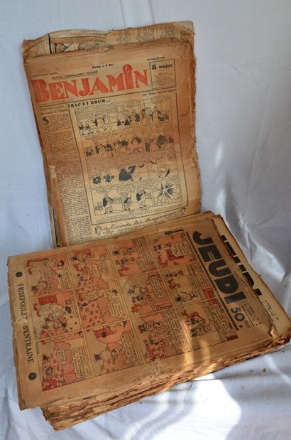 null Large lot of "Benjamin" magazines from 1937 to 1941