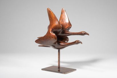 null LHOSTE

Les flamands roses, 1965

Bronze. EA ½

Fonte Thinot

18 x 25 x 10,5...