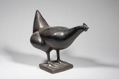 null LHOSTE

Petite poule, n°1

Bronze à patine brune, n°EA 2/4, Galmiche fondeur

Haut...