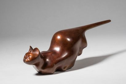 LHOSTE 
Le chat Balthazar, 1996 
Bronze,...