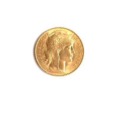 null A PIECE of 20 Francs gold.

Weight: 6.4 g