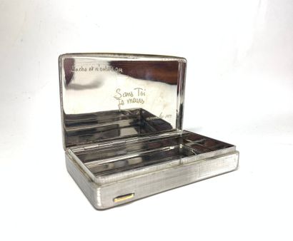 null GIANMARIA BUCCELLATI

CIGARETTES BOX in silver and vermeil (925) worked in the...