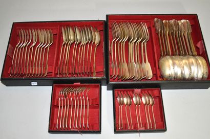 null silver cutlery set, plain pattern, comprising

twelve pieces of cutlery

twelve...