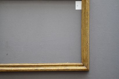 null A Salvatore rosa moulded and gilded wood frame with mecca (missing)

Italy,...
