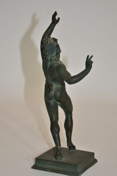 null Satyr: Horned and bearded Pan, after the model from Pompeii.

Ancient style

Height...