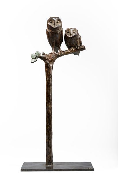 null Hélène ARFI (born in 1957)

The Two Owls

Bronze signed and numbered 7/8, Rosini...