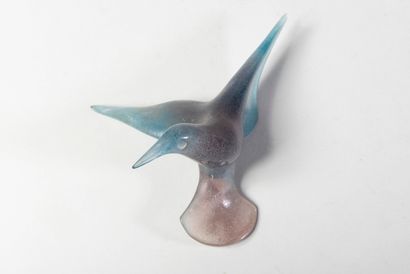 LHOSTE and DAUM

Hummingbird

Blue glass...