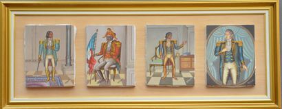 null BLAISE Serge-Moléon (1954)

Set of four portraits of Haitian historical figures...