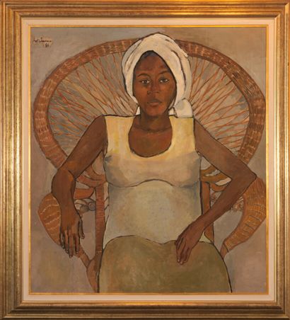 null TURNIER Luce (1924 - 1994)

Autoportrait 

Huile sur toile signée en haut à...